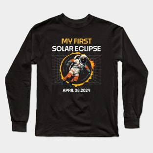 Total  Solar Eclipse 2024 Totality April 8 Long Sleeve T-Shirt